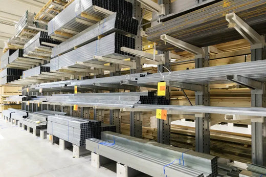 Profilregale im Einsatz - Lagertechnik Direkt