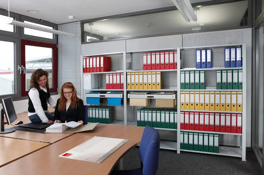 META Büroregale für Ordner - Lagertechnik Direkt